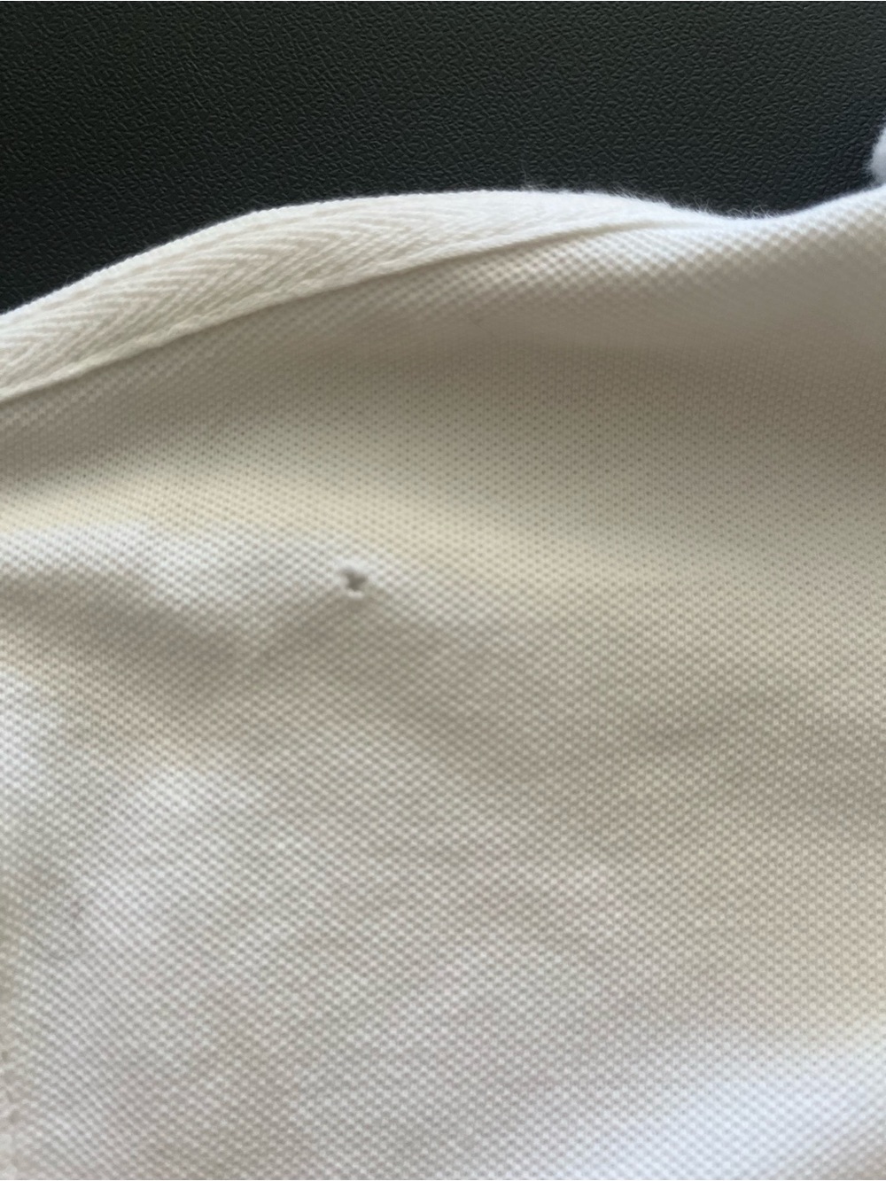 AllSaints White Short-Sleeve Pique Polo - Picture 4 of 8
